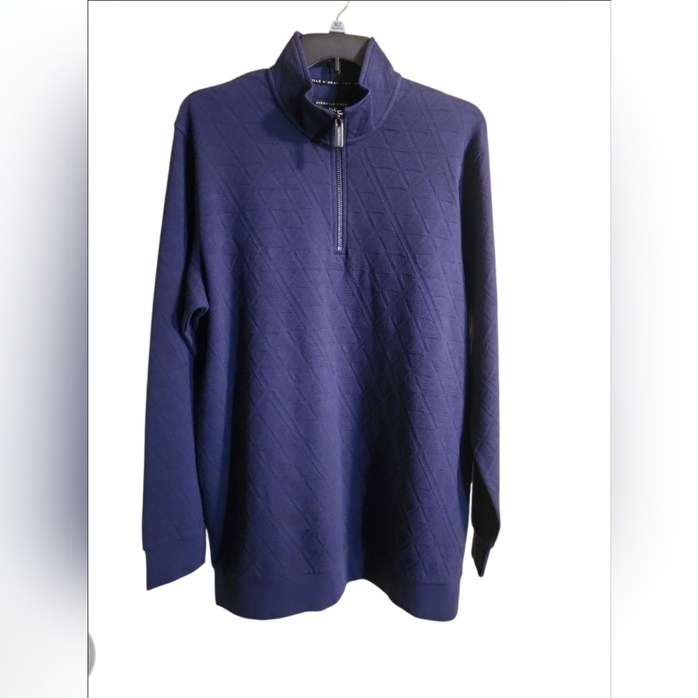 Shaquille O'Neal XLG Quarter Zip Big Tall Mens Sweater Sz XLT NWT!